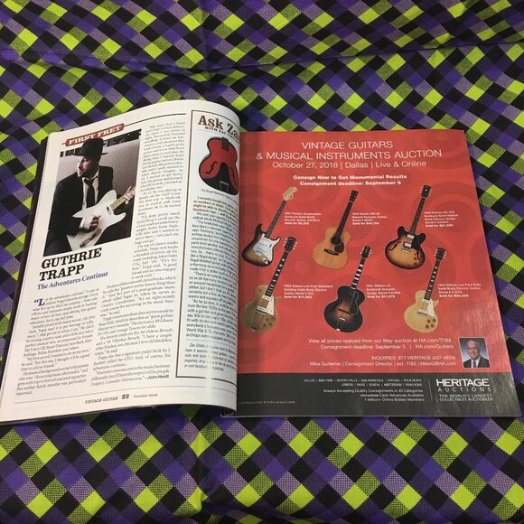 Vintage Guitar Magazine October 2018 Vol. 32 No. 12 - Picture 3 of 6